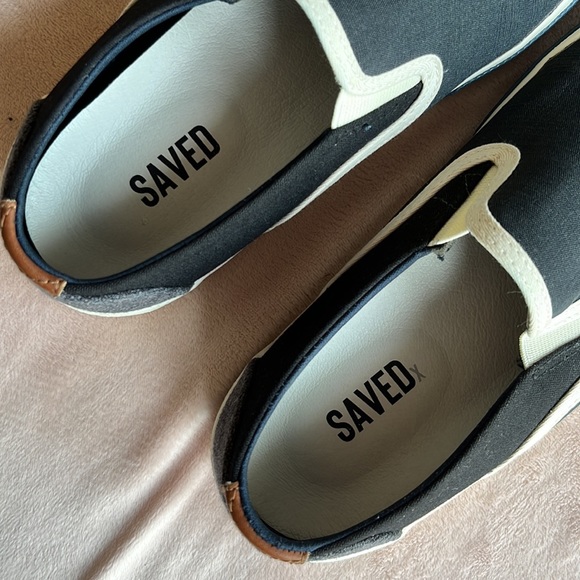 SavedX Black Standards Slip On Sneakers Size 7.5 - Picture 7 of 10